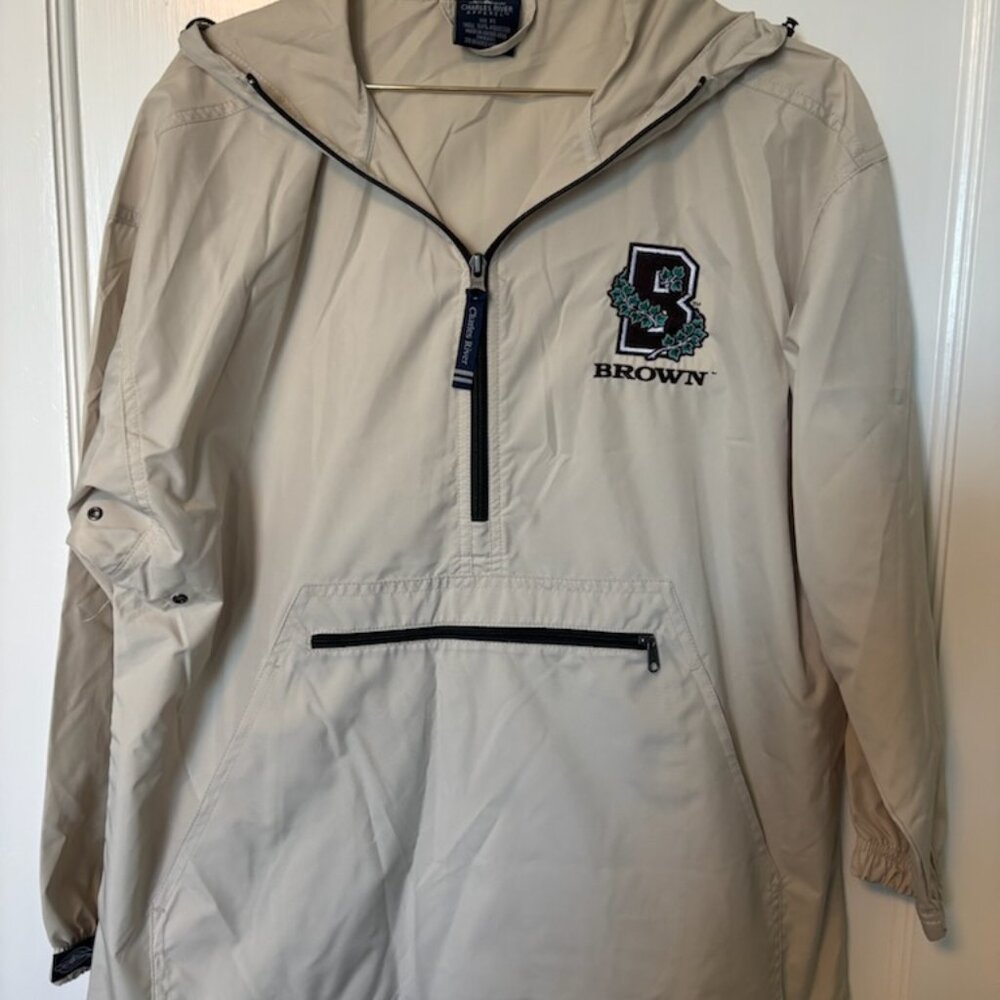 Brown University Rain/Wind Jacket quarter-zip